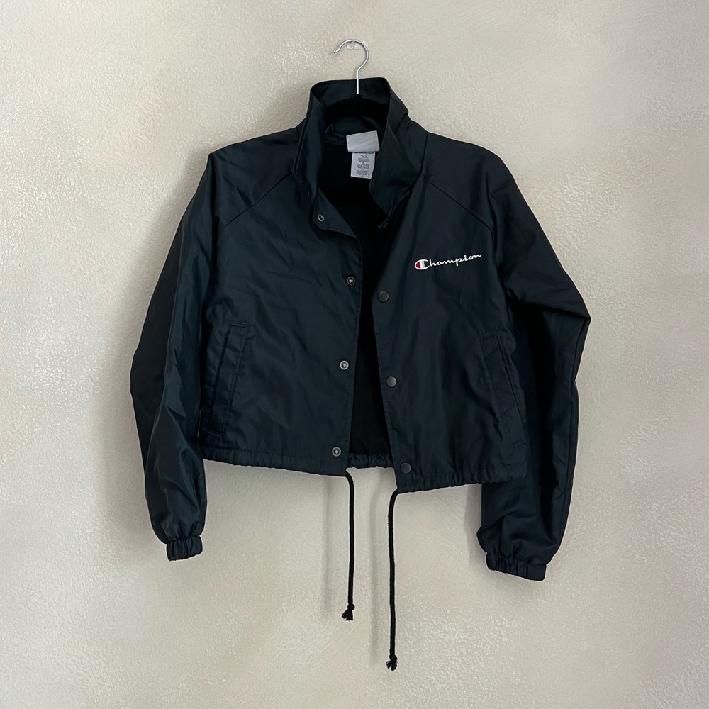 Champion Vintage Style Cropped Windbreaker - Picture 2 of 7